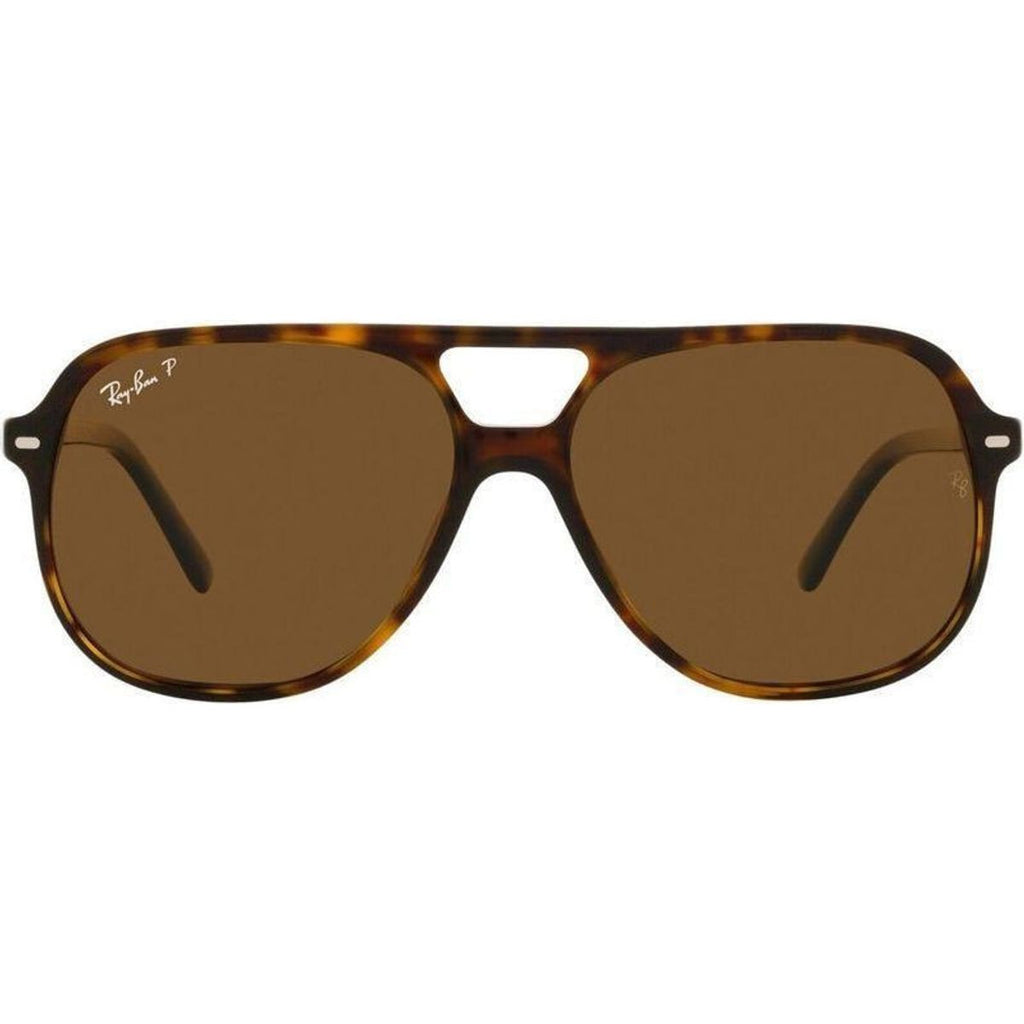 Ray-Ban Bill RB2198 (O), Havana/Brown Polarised Glass Lenses 60 Eye Size