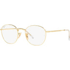 Ray-Ban Glasses Rob RX6472 (O), Gold/Clear Lenses 52 Eye Size