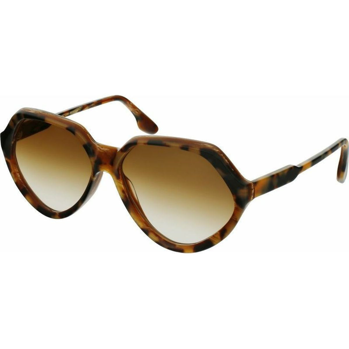 Victoria Beckham VB624S (O), Havana Horn/Brown Gradient Lenses