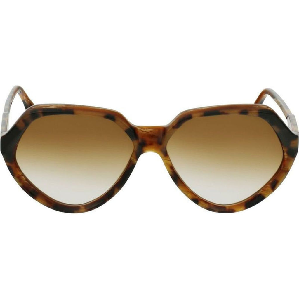 Victoria Beckham VB624S (O), Havana Horn/Brown Gradient Lenses