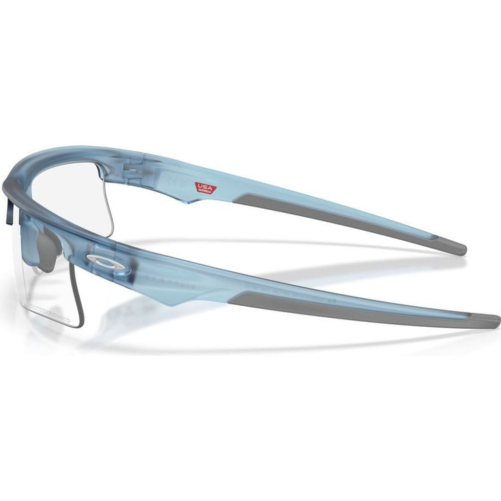 Bisphaera Speed, Matte Transparent Stonewash/Clear to Black Iridium Photochromic Lenses