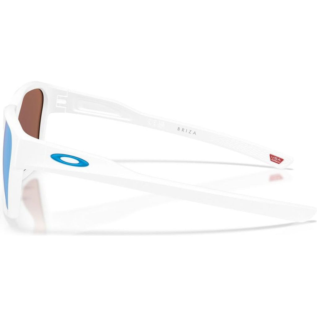 Briza, Matte White/Prizm Deep Water Polarised Lenses