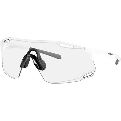 Cybr Dyno, Matte White/Clear to Black Iridium Photochromic Lenses