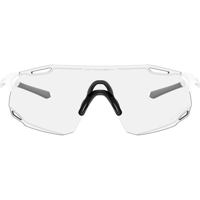 Cybr Dyno, Matte White/Clear to Black Iridium Photochromic Lenses