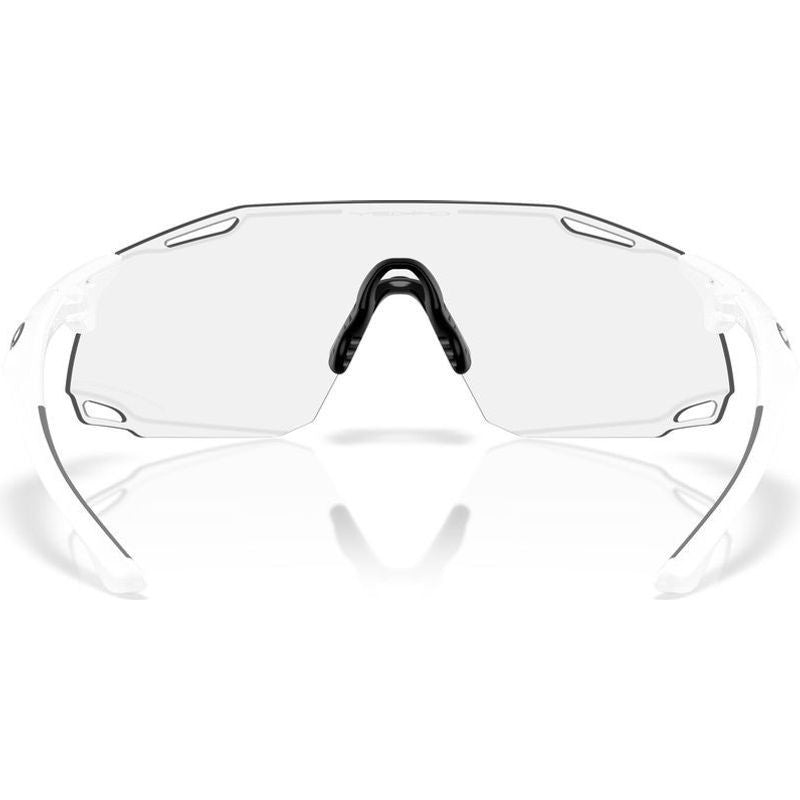 Cybr Dyno, Matte White/Clear to Black Iridium Photochromic Lenses