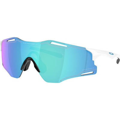 Cybr Zero, Polished White/Prizm Sapphire Lenses