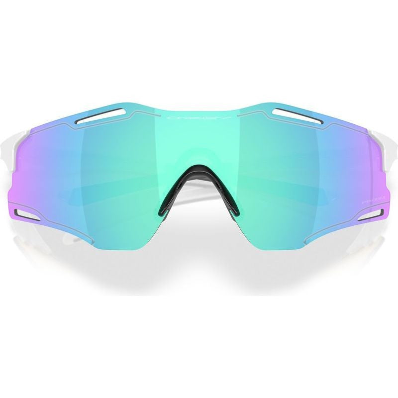 Cybr Zero, Polished White/Prizm Sapphire Lenses