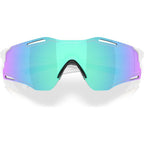 Cybr Zero, Polished White/Prizm Sapphire Lenses