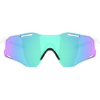 Cybr Zero, Polished White/Prizm Sapphire Lenses