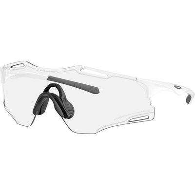 Cybr Zero, Matte White/Clear to Black Iridium Photochromic Lenses