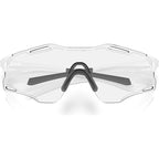 Cybr Zero, Matte White/Clear to Black Iridium Photochromic Lenses