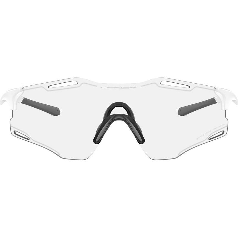 Cybr Zero, Matte White/Clear to Black Iridium Photochromic Lenses