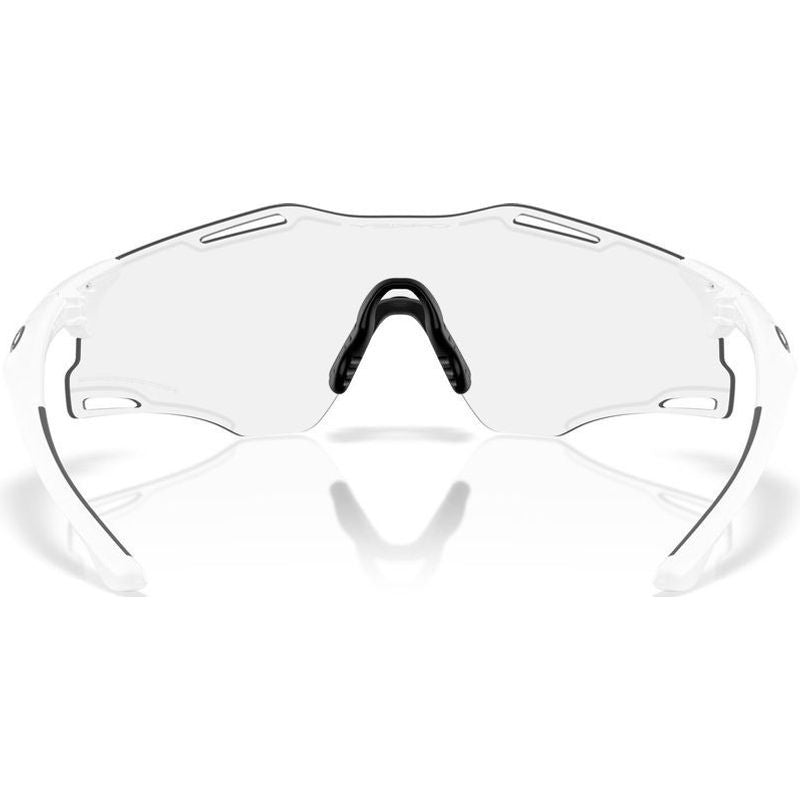 Cybr Zero, Matte White/Clear to Black Iridium Photochromic Lenses