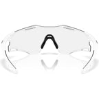 Cybr Zero, Matte White/Clear to Black Iridium Photochromic Lenses