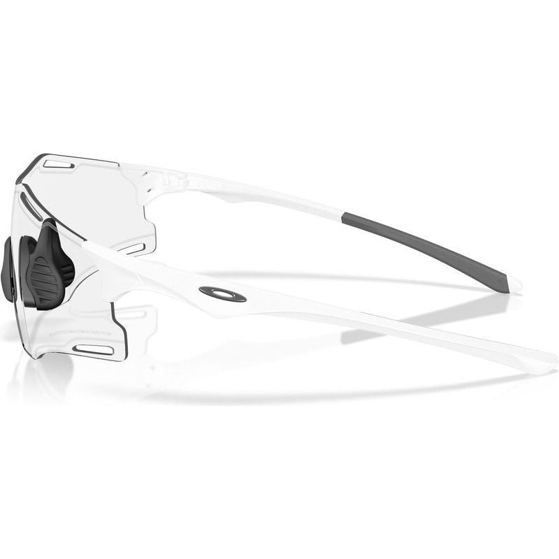 Cybr Zero, Matte White/Clear to Black Iridium Photochromic Lenses
