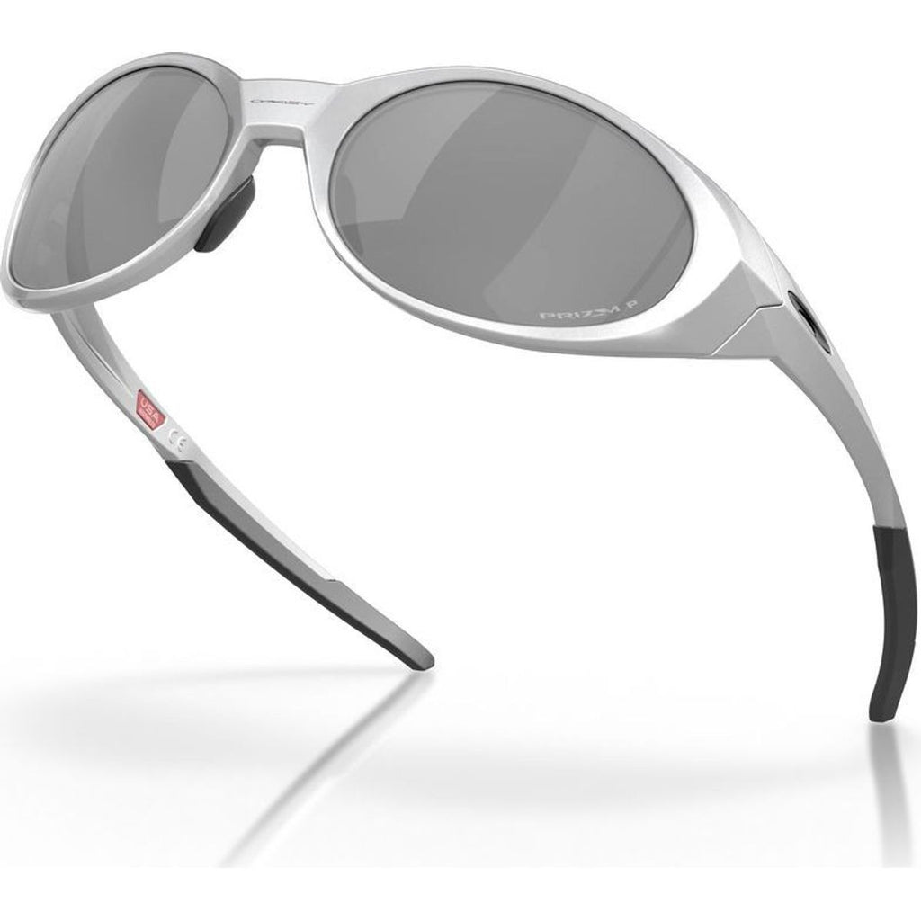 Eyejacket Redux, Silver/Prizm Black Polarised Lenses