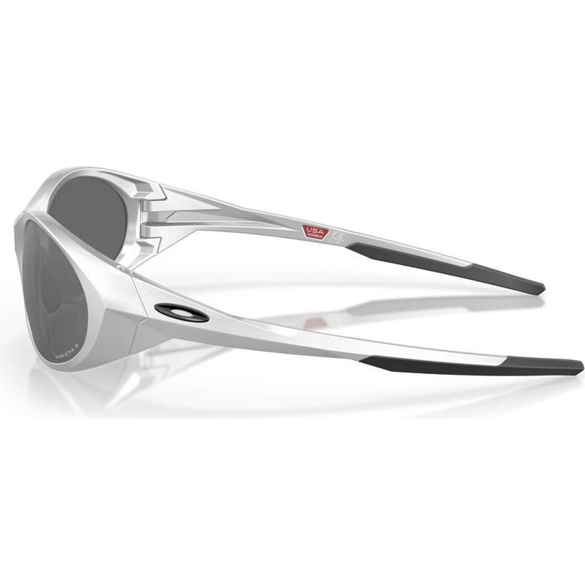 Eyejacket Redux, Silver/Prizm Black Polarised Lenses