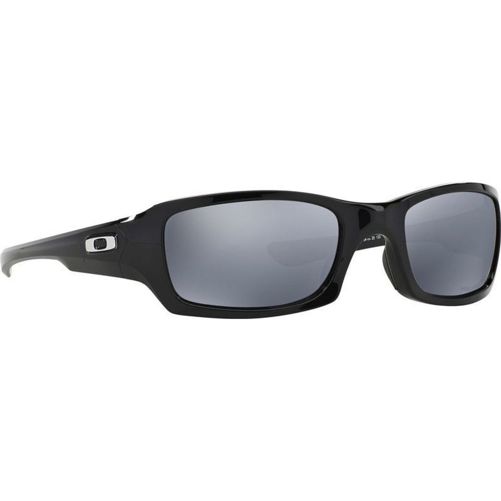 Fives Squared, Polished Black/Black Iridium Polarised Lenses