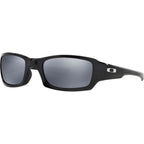 Fives Squared, Polished Black/Black Iridium Polarised Lenses