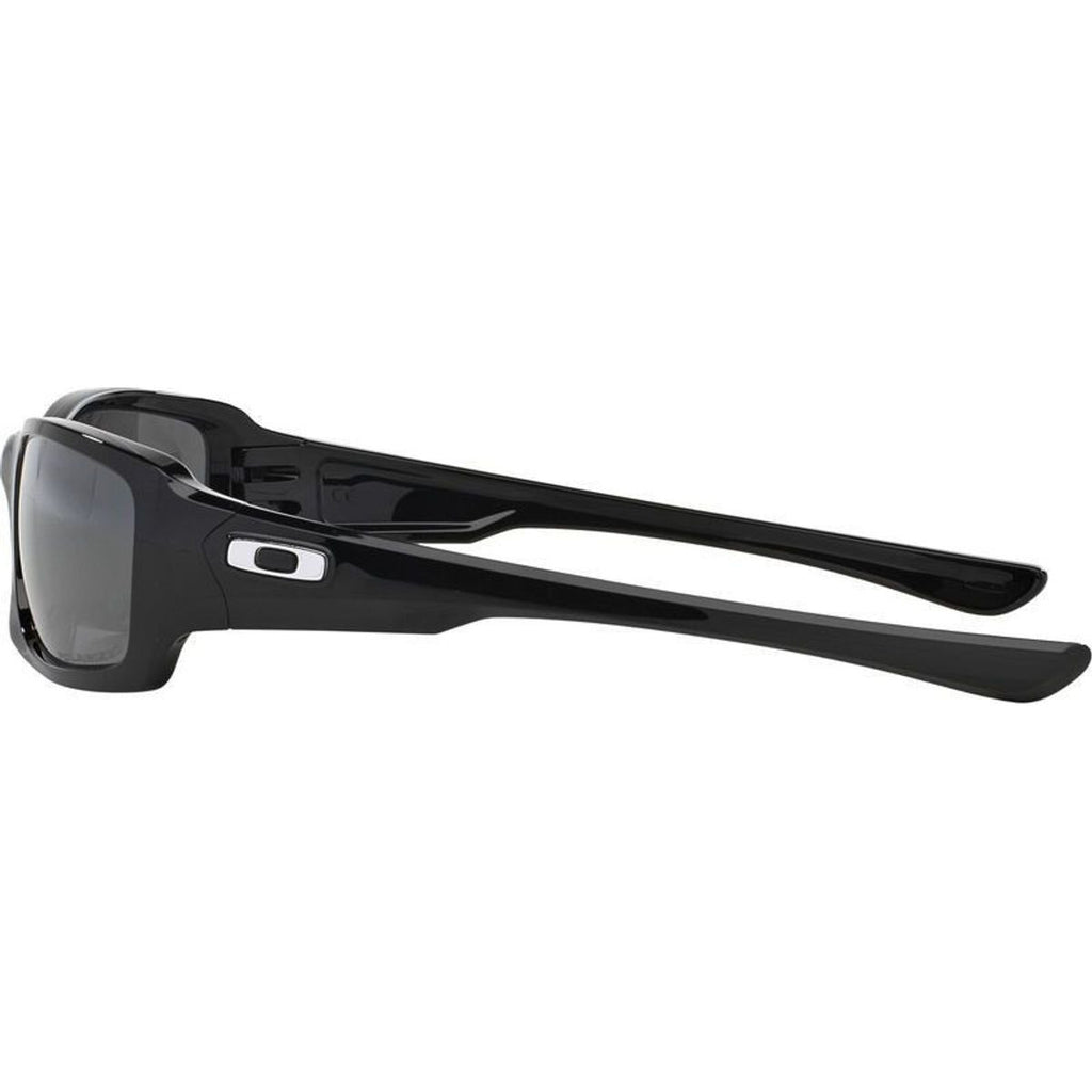 Fives Squared, Polished Black/Black Iridium Polarised Lenses