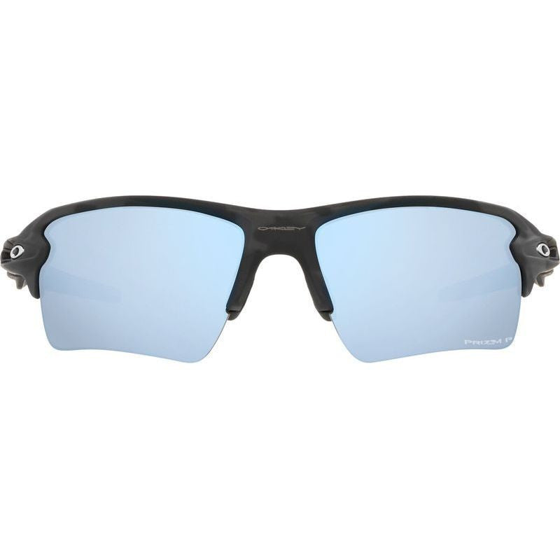 Flak 2.0 XL, Matte Black Camo/Prizm Deep Water Polarised Lenses