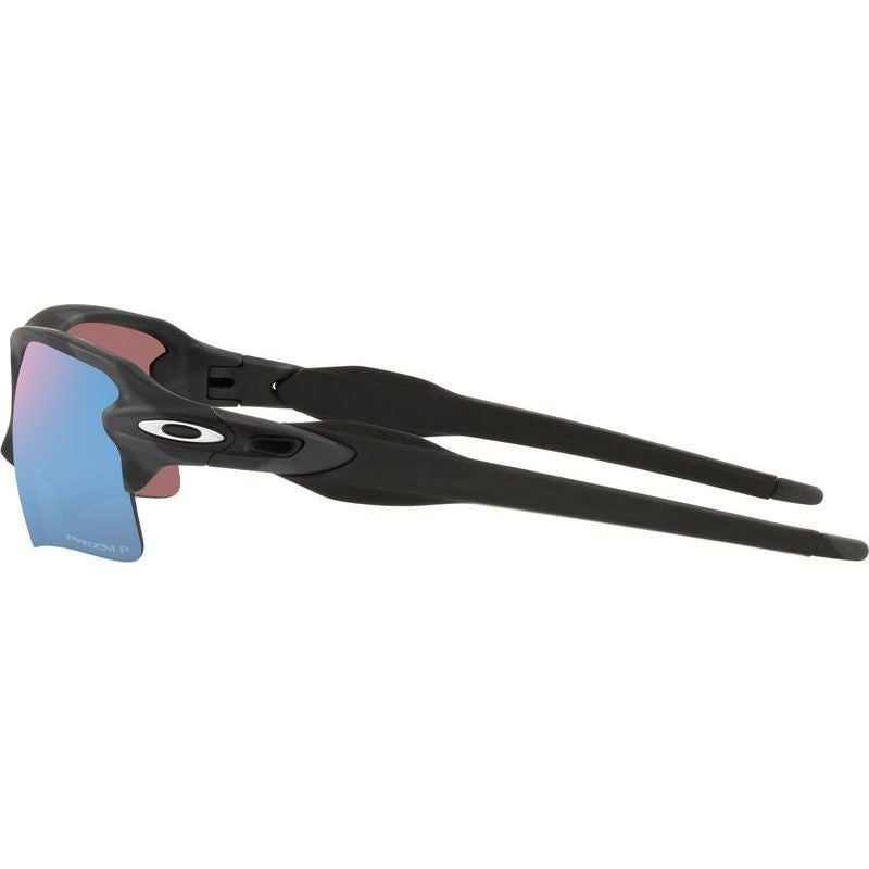 Flak 2.0 XL, Matte Black Camo/Prizm Deep Water Polarised Lenses