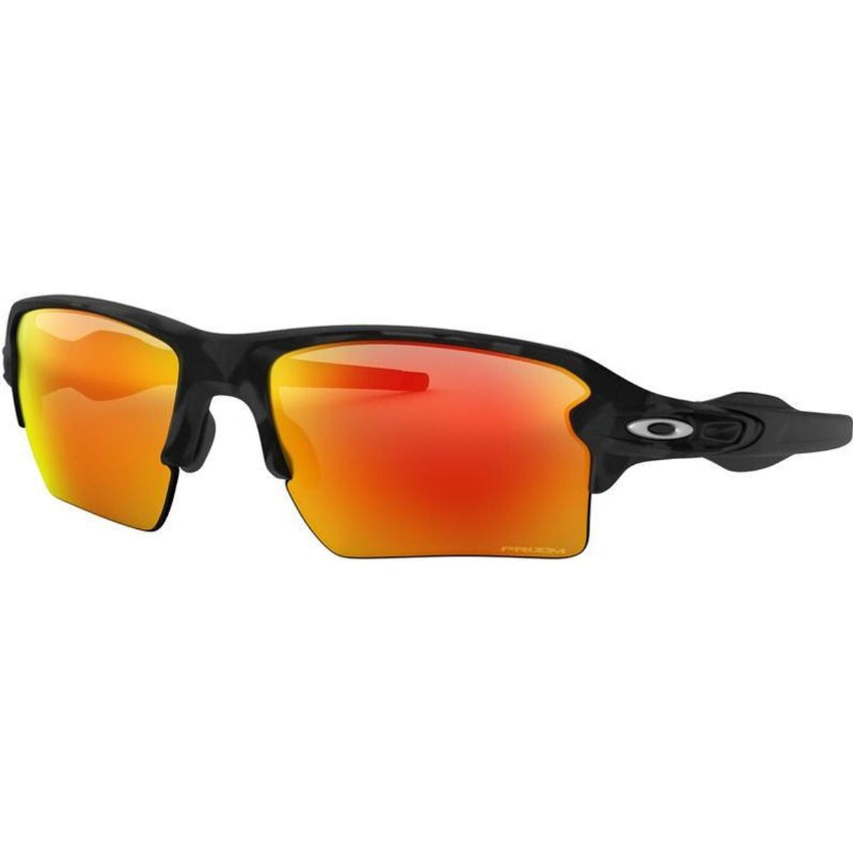 Flak 2.0 XL, Black Camo/Prizm Ruby Lenses