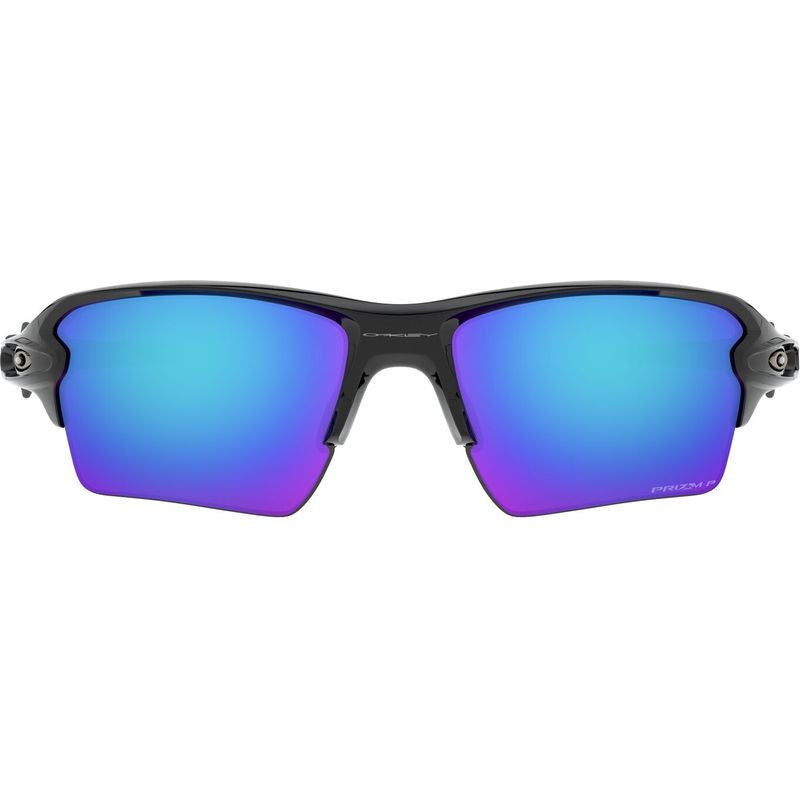 Flak 2.0 XL, Polished Black/Prizm Sapphire Polarised Lenses