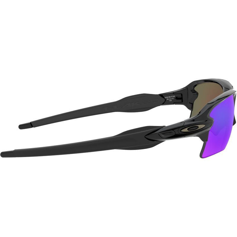 Flak 2.0 XL, Polished Black/Prizm Sapphire Polarised Lenses