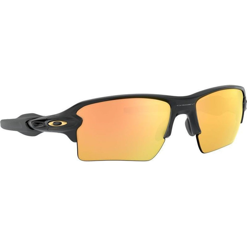 Flak 2.0 XL, Matte Black/Prizm Rose Gold Polarised Lenses