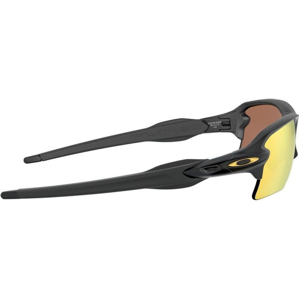 Flak 2.0 XL, Matte Black/Prizm Rose Gold Polarised Lenses