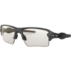 Flak 2.0 XL, Steel/Clear to Black Photochromic Lenses