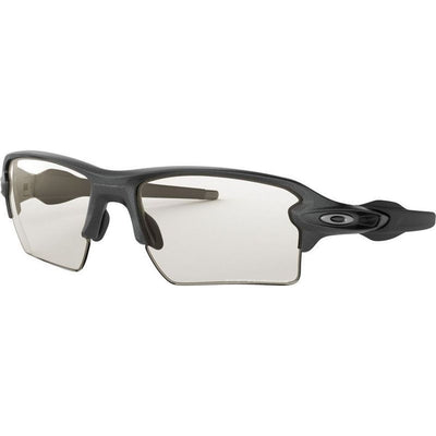 Flak 2.0 XL, Steel/Clear to Black Photochromic Lenses