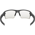 Flak 2.0 XL, Steel/Clear to Black Photochromic Lenses