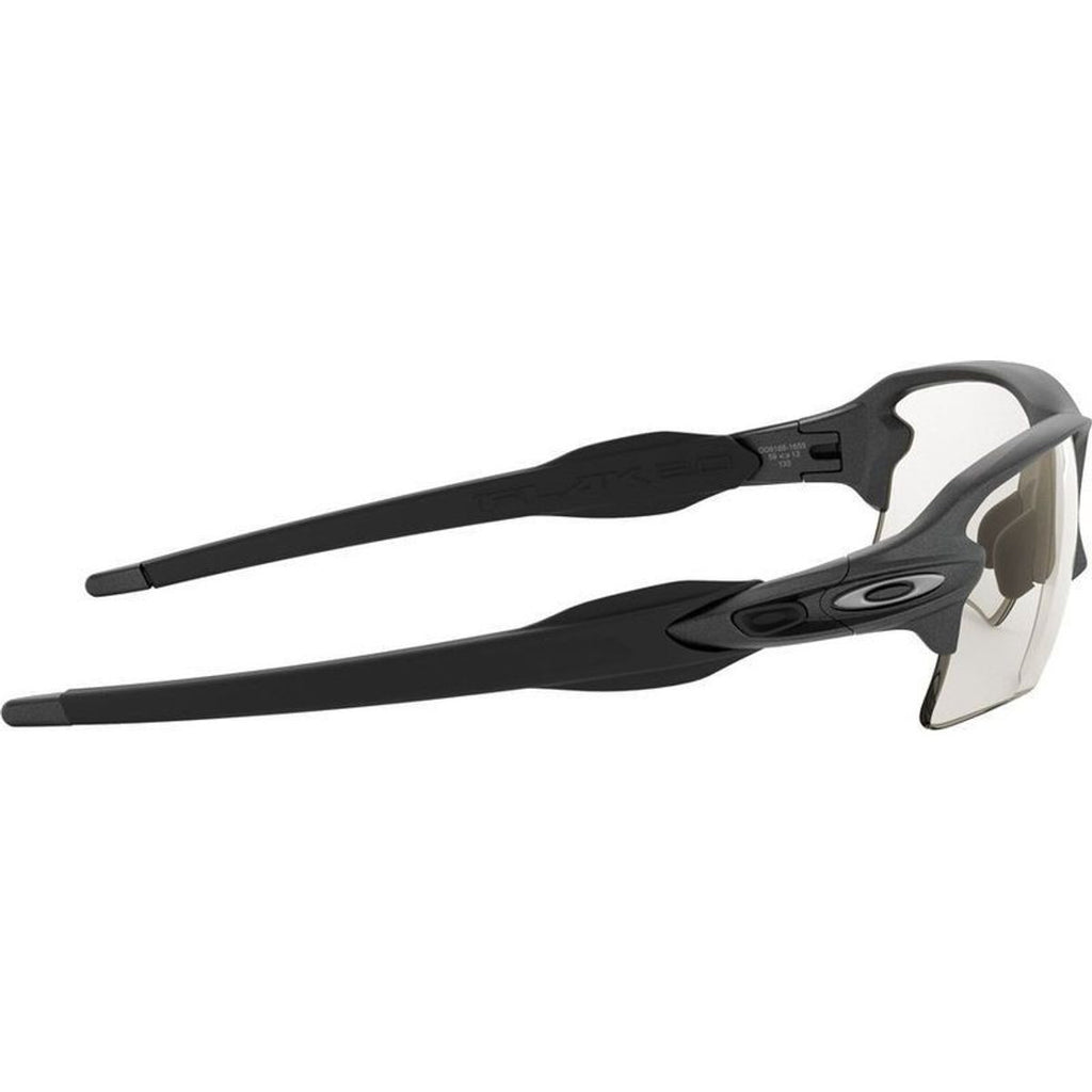 Flak 2.0 XL, Steel/Clear to Black Photochromic Lenses