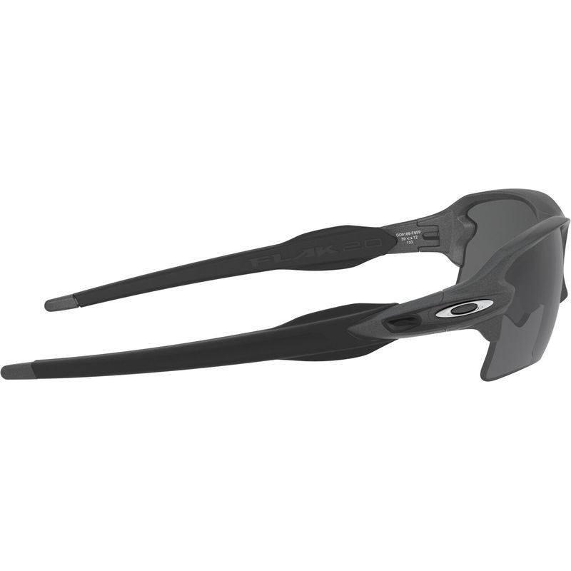 Flak 2.0 XL, Steel/Prizm Black Polarised Lenses