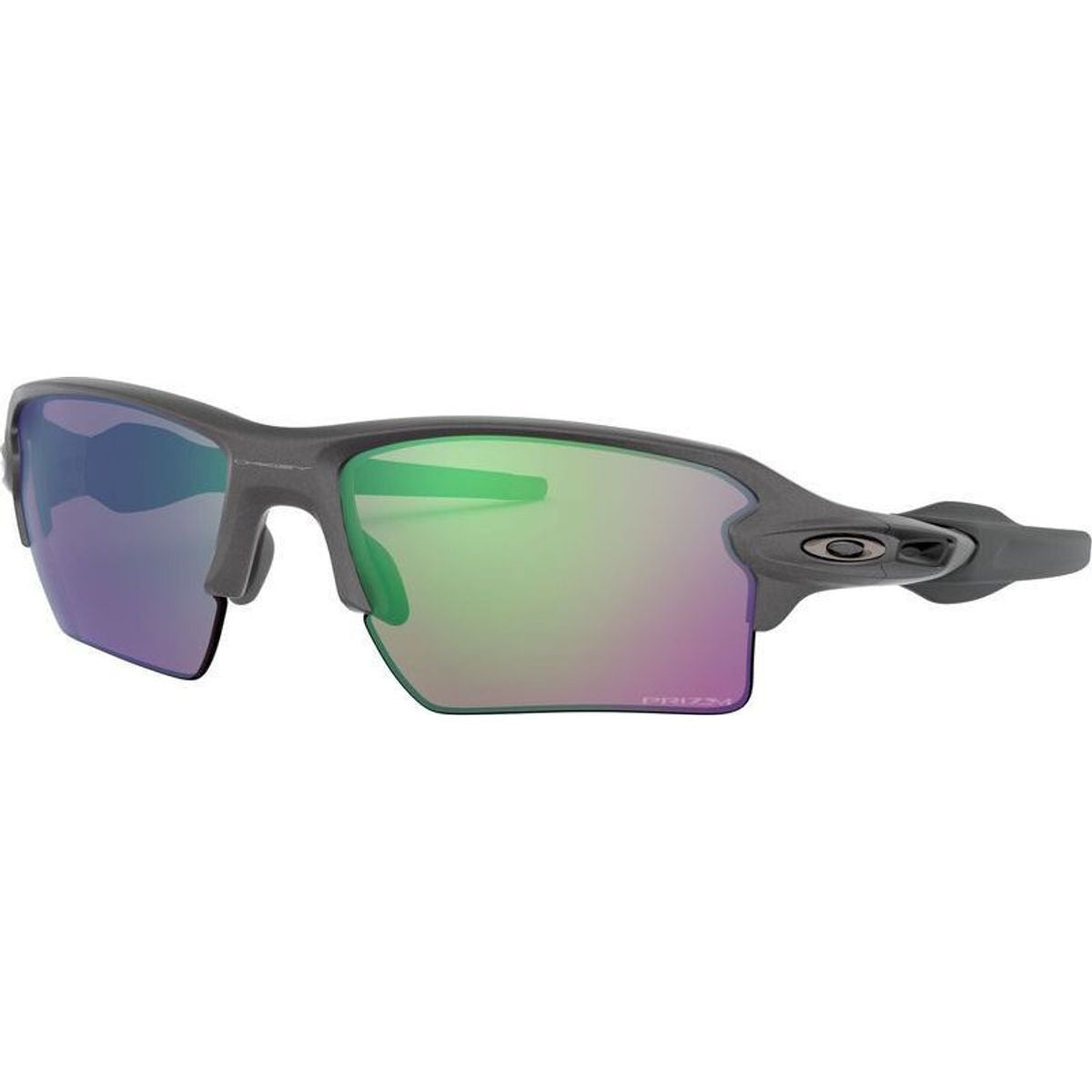 Flak 2.0 XL, Steel/Prizm Road Jade Lenses