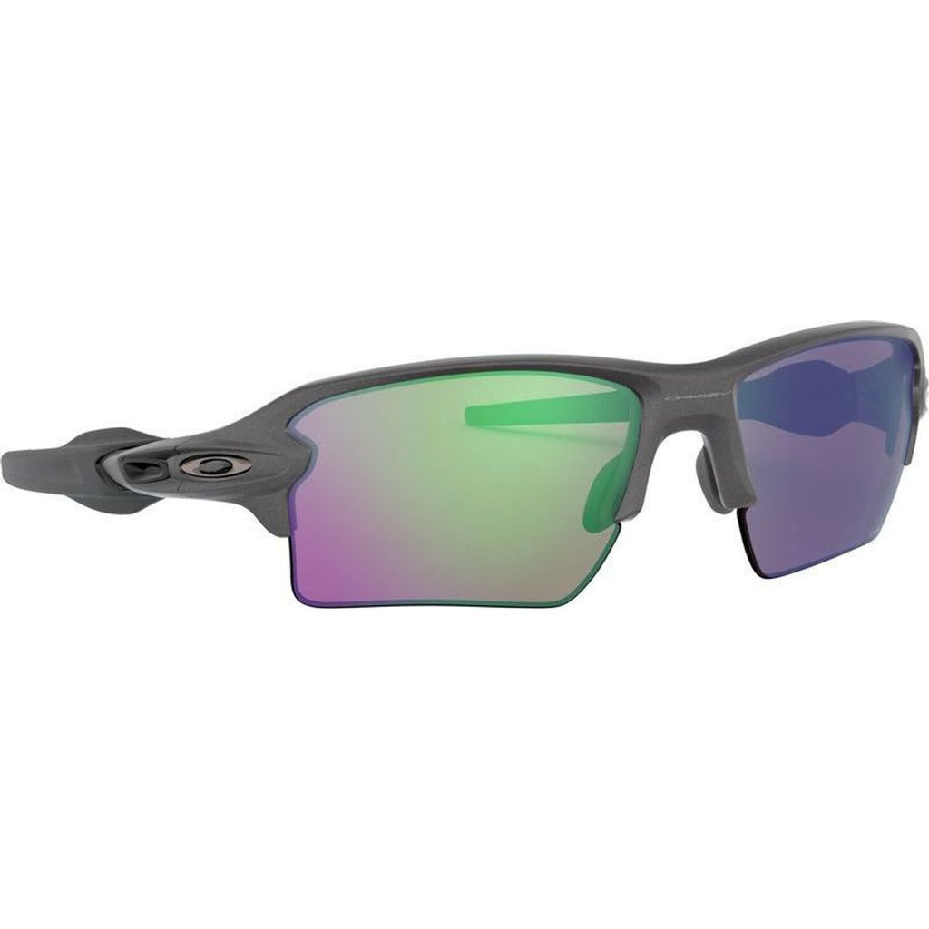 Flak 2.0 XL, Steel/Prizm Road Jade Lenses