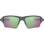 Flak 2.0 XL, Steel/Prizm Road Jade Lenses