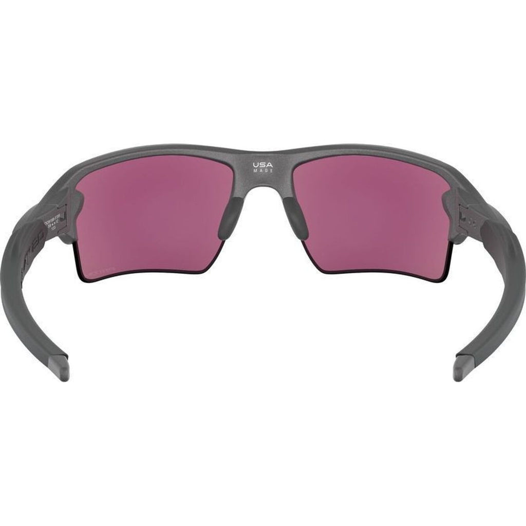 Flak 2.0 XL, Steel/Prizm Road Jade Lenses