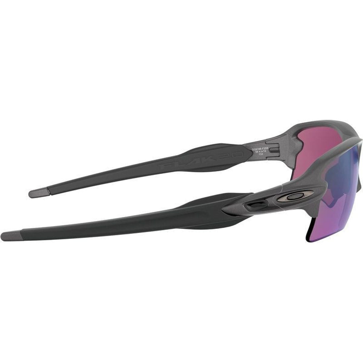 Flak 2.0 XL, Steel/Prizm Road Jade Lenses