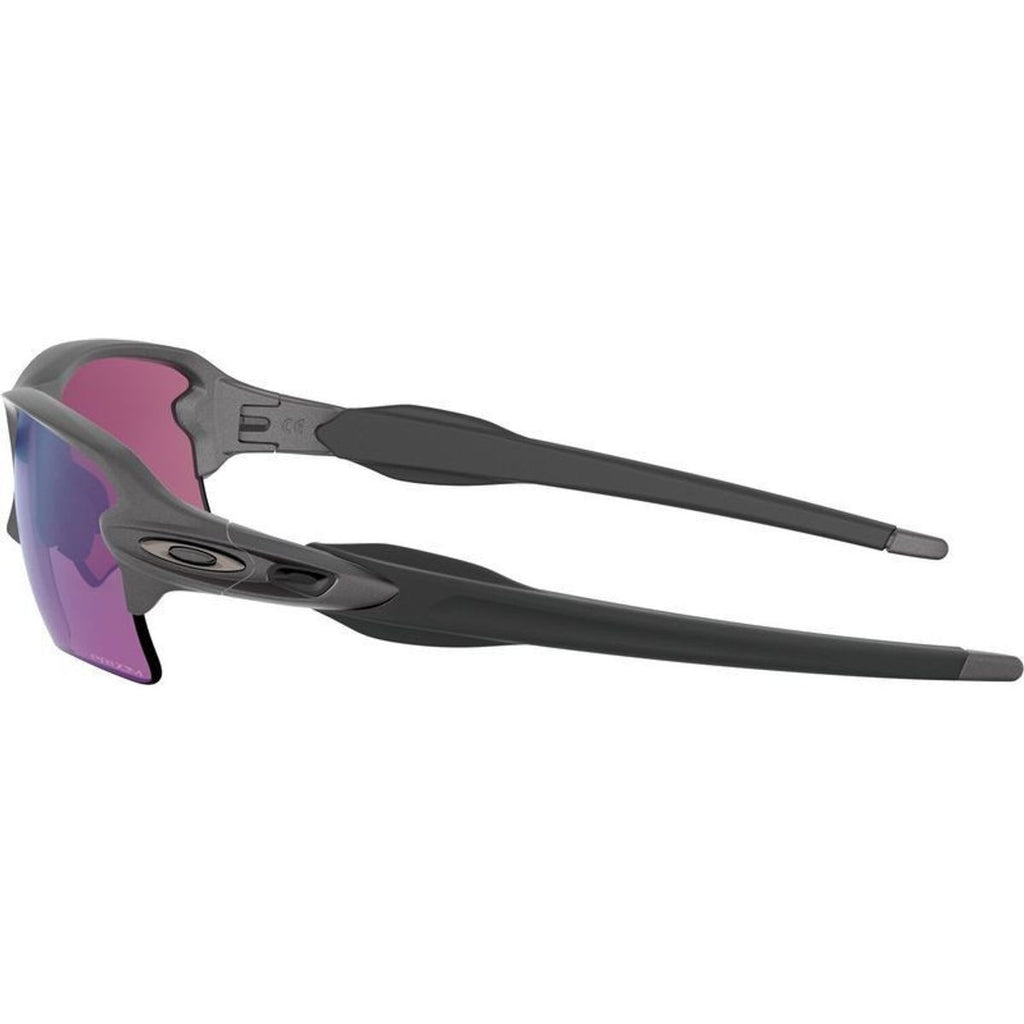Flak 2.0 XL, Steel/Prizm Road Jade Lenses