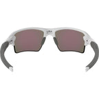 Flak 2.0 XL, Polished White/Prizm Sapphire Lenses