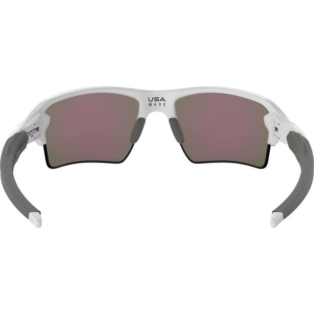 Flak 2.0 XL, Polished White/Prizm Sapphire Lenses