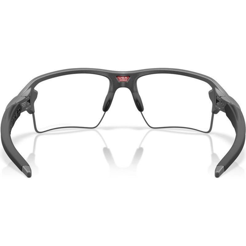 Flak 2.0 XXL, Steel/Clear to Black Iridium Photochromic Lenses