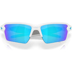 Flak 2.0 XXL, Polished White/Prizm Sapphire Lenses