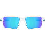 Flak 2.0 XXL, Polished White/Prizm Sapphire Lenses
