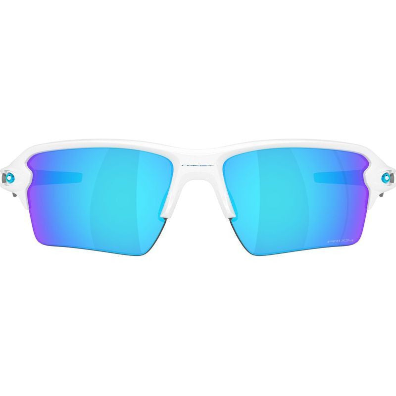 Flak 2.0 XXL, Polished White/Prizm Sapphire Lenses