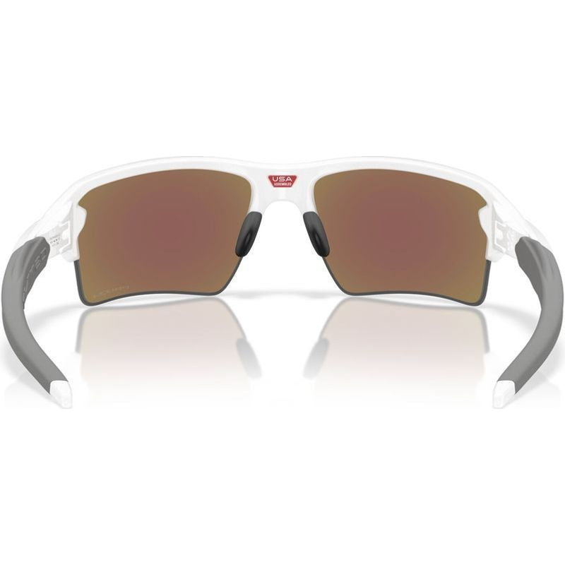 Flak 2.0 XXL, Polished White/Prizm Sapphire Lenses