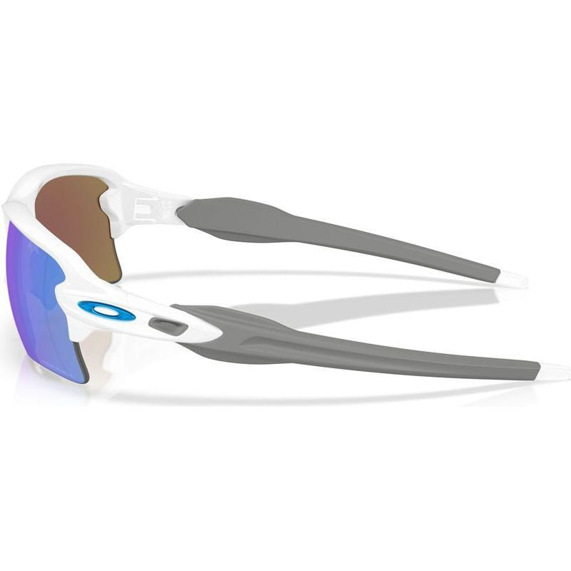 Flak 2.0 XXL, Polished White/Prizm Sapphire Lenses